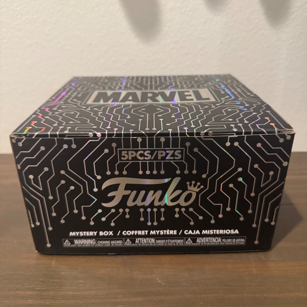 Funko Pop! Marvel Mystery Box GameStop Exclusive Empty Replacement Black